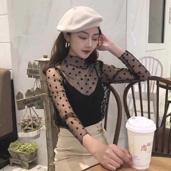 Áo lưới thun cực Sexy