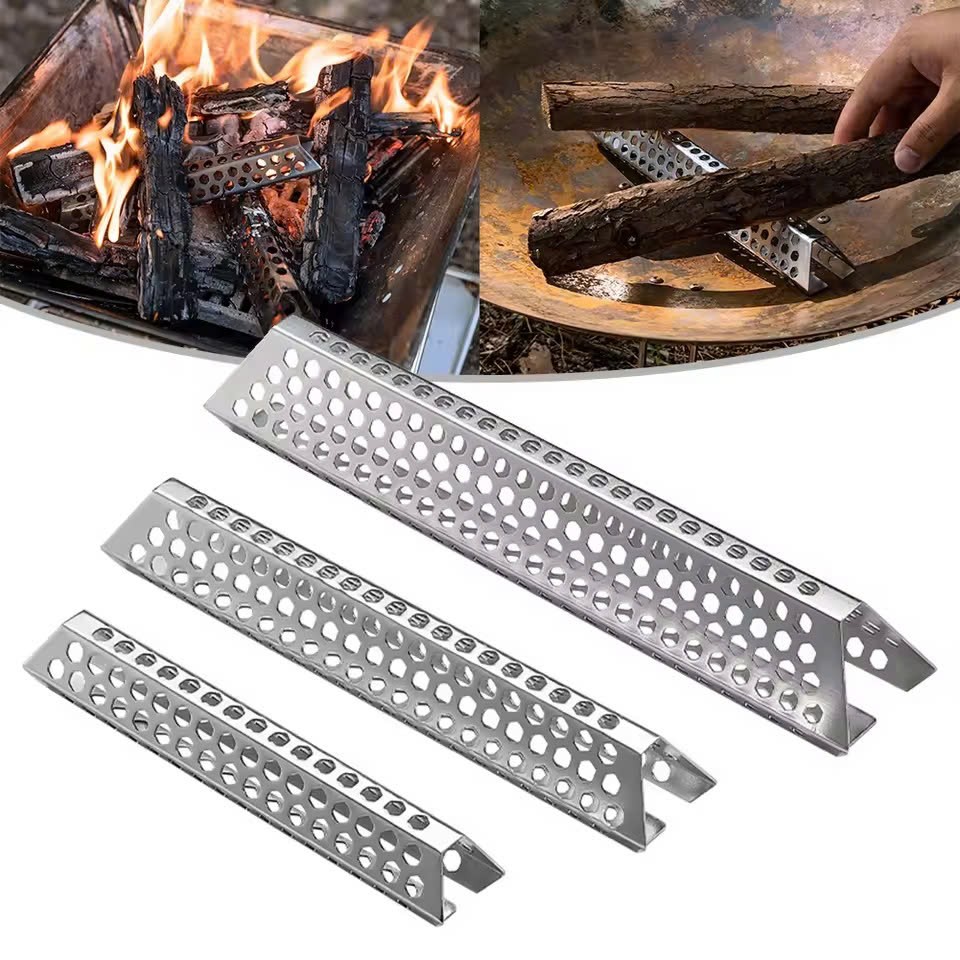 Thanh thép hình tổ ong dùng kê củi Campingmoon A4-CM