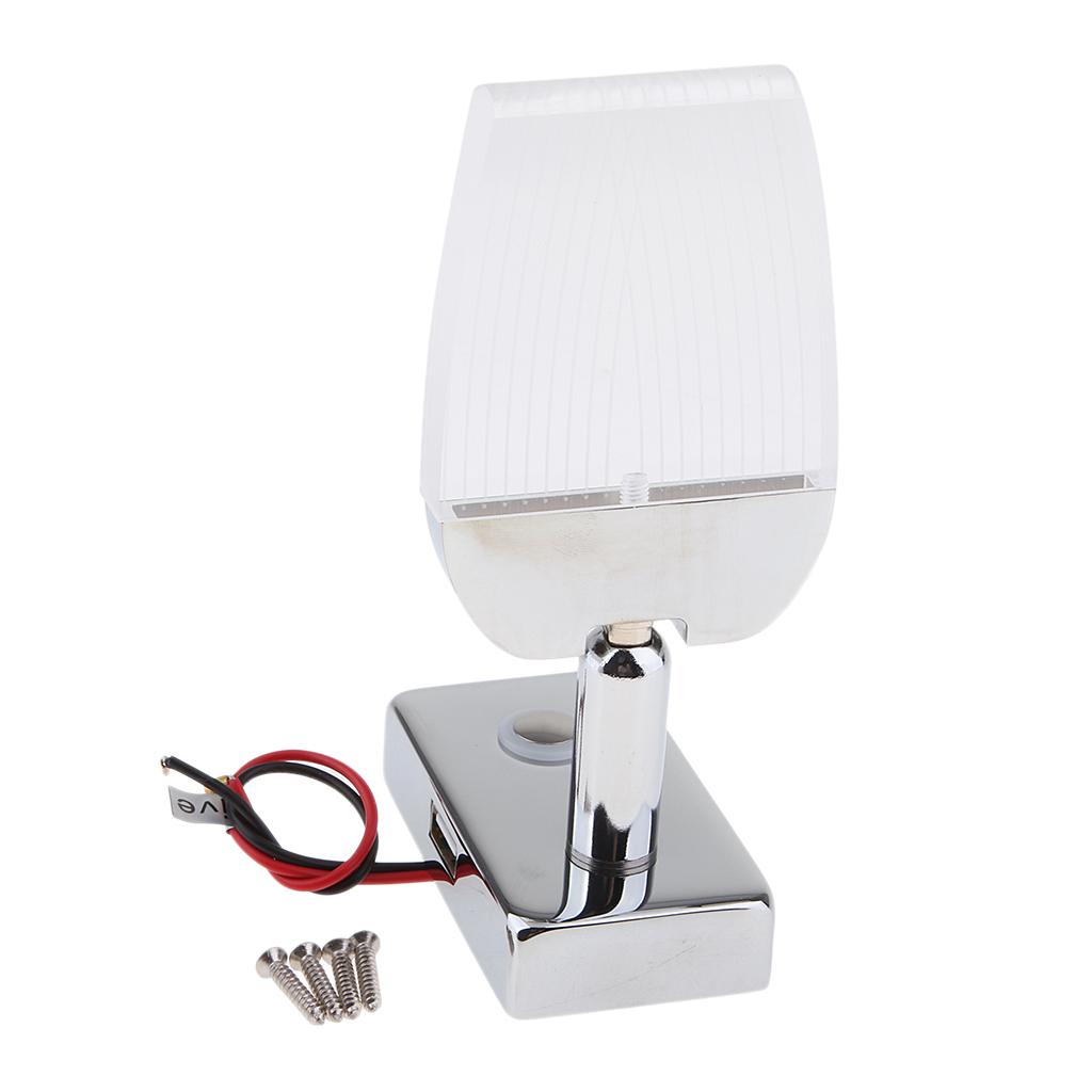 LED Reading Light Touch Control Dimmable Marine Boat RV USB Port Adjustable