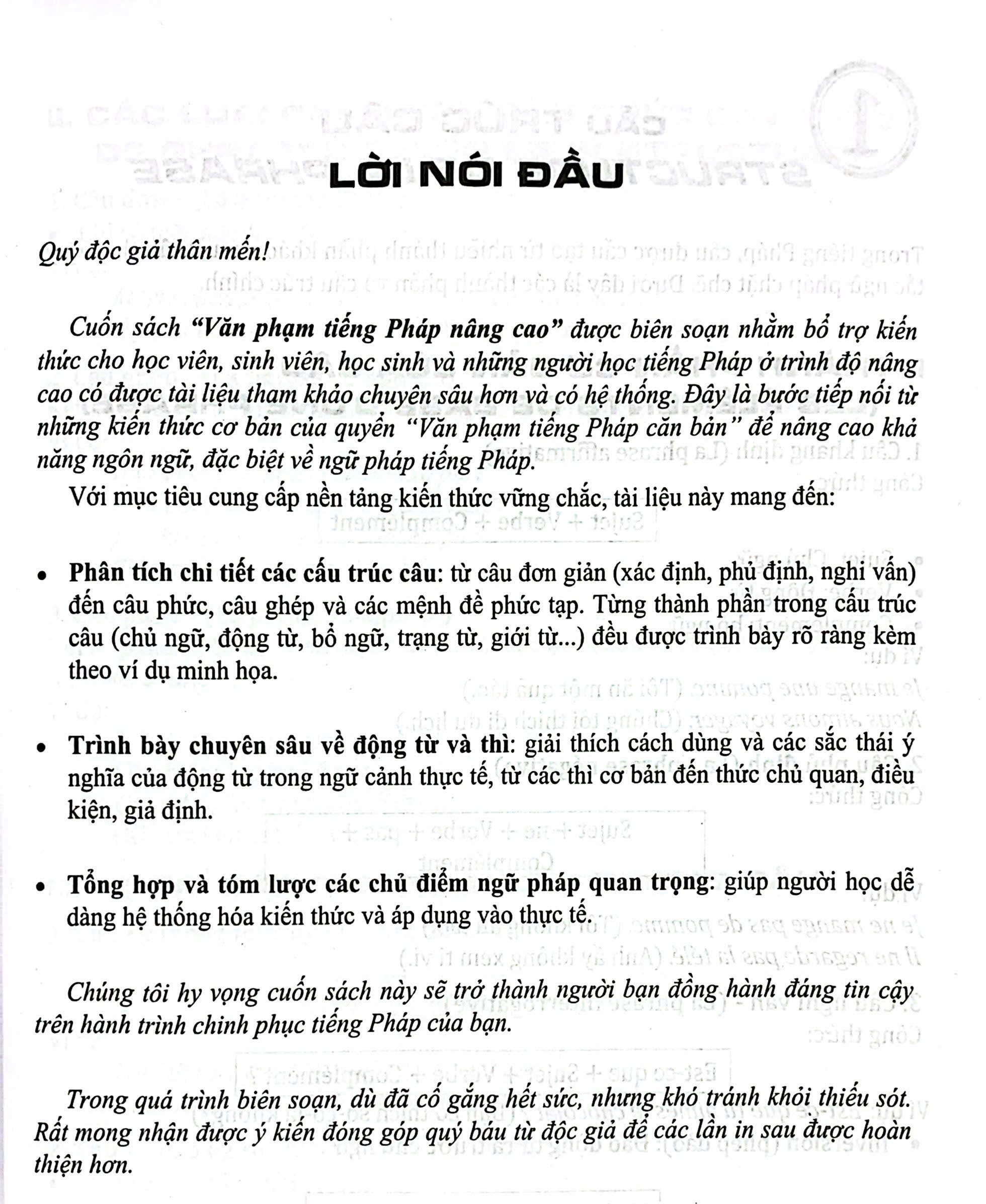 Văn phạm Tiếng Pháp nâng cao (HA)