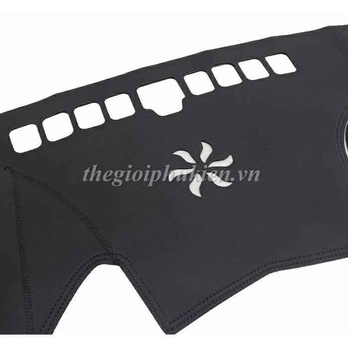 Thảm da Taplo Hyundai Santafe 2019 vân Carbon cao cấp