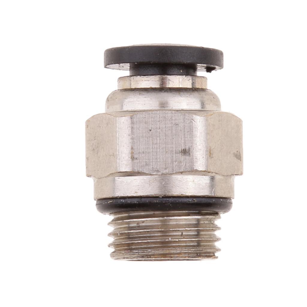 5 Pieces DPC-G-C4/C6/C8/C10 Air Water Hose Tube Straight Push In Pneumatic Fittings 4mm 6mm 8mm 10mm