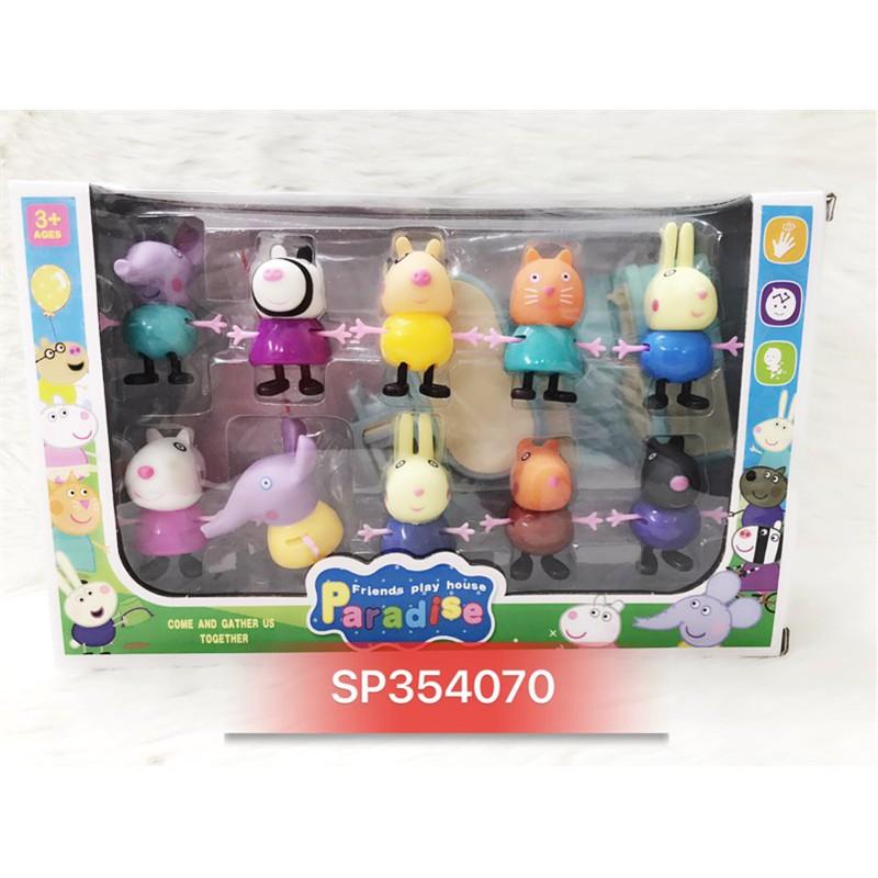 Hộp chuột, voi, thỏ 10C peppa paradise, YM665-56 - SP354070