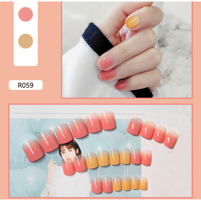 Bộ 24 móng tay giả nail thơi trang như hình