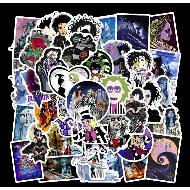 Sticker dán cao cấp Tim Burton Cực COOL ms#66