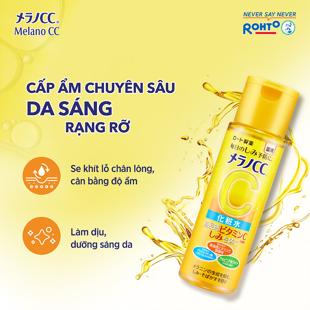 Dung Dịch Dưỡng Trắng Da Chống Thâm Nám Melano CC Whitening Lotion