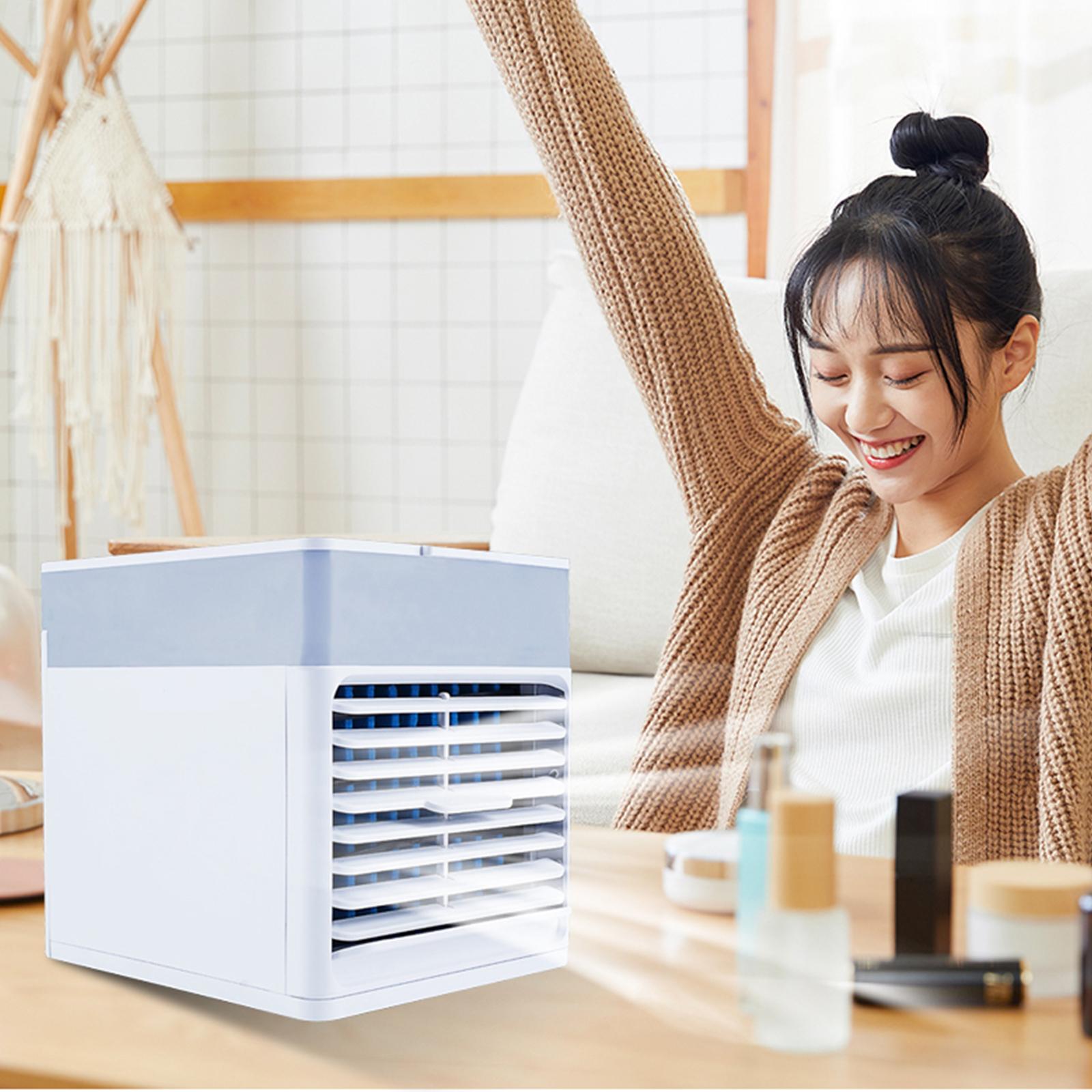 Máy Làm Mát Không Gian Nhỏ 500Ml Phun Sương Với 3 Tốc Độ Gió Yên Tĩnh Chạy Bằng Usb