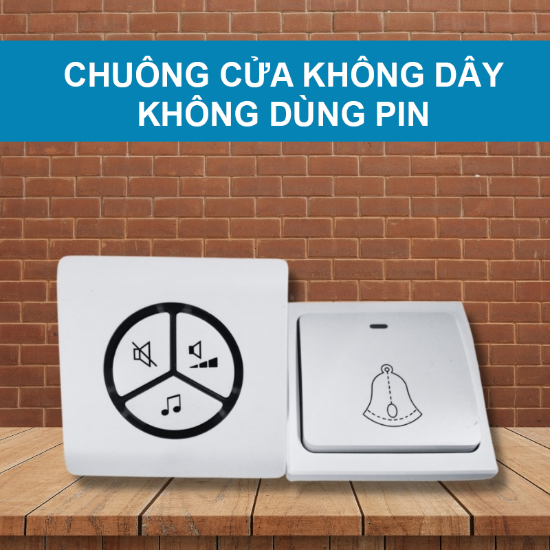 Chuông Cửa Báo Khách Chuống Nước Không Dây