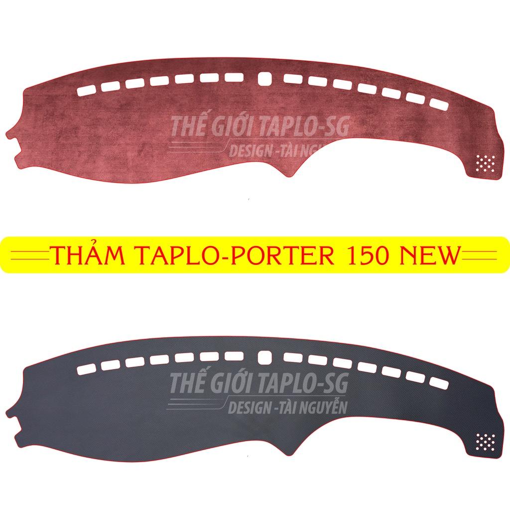 [  Porter 1.5 tấn đời 2021 ] Thảm taplo da cacbon,vân gỗ, da lộn, da pu mới nhất chuẩn form