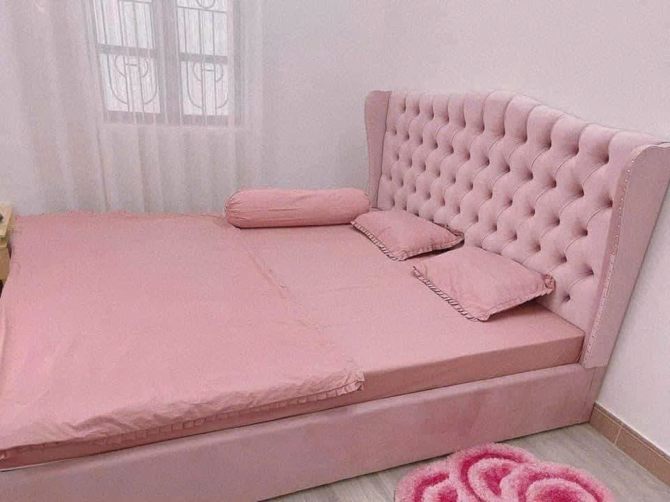Giường bọc nệm cao cấp Tundo nhiều màu lựa chọn - 1m6 và 1m8