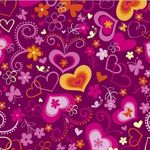 Origami Paper 100 Sheets Hearts & Flowers