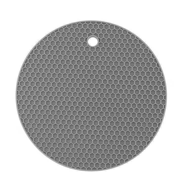 Miếng Lót Nồi Silicone SMARTCHOICE Chống Ẩm Chống Trơn Trượt Hình Tròn Tổ Ong