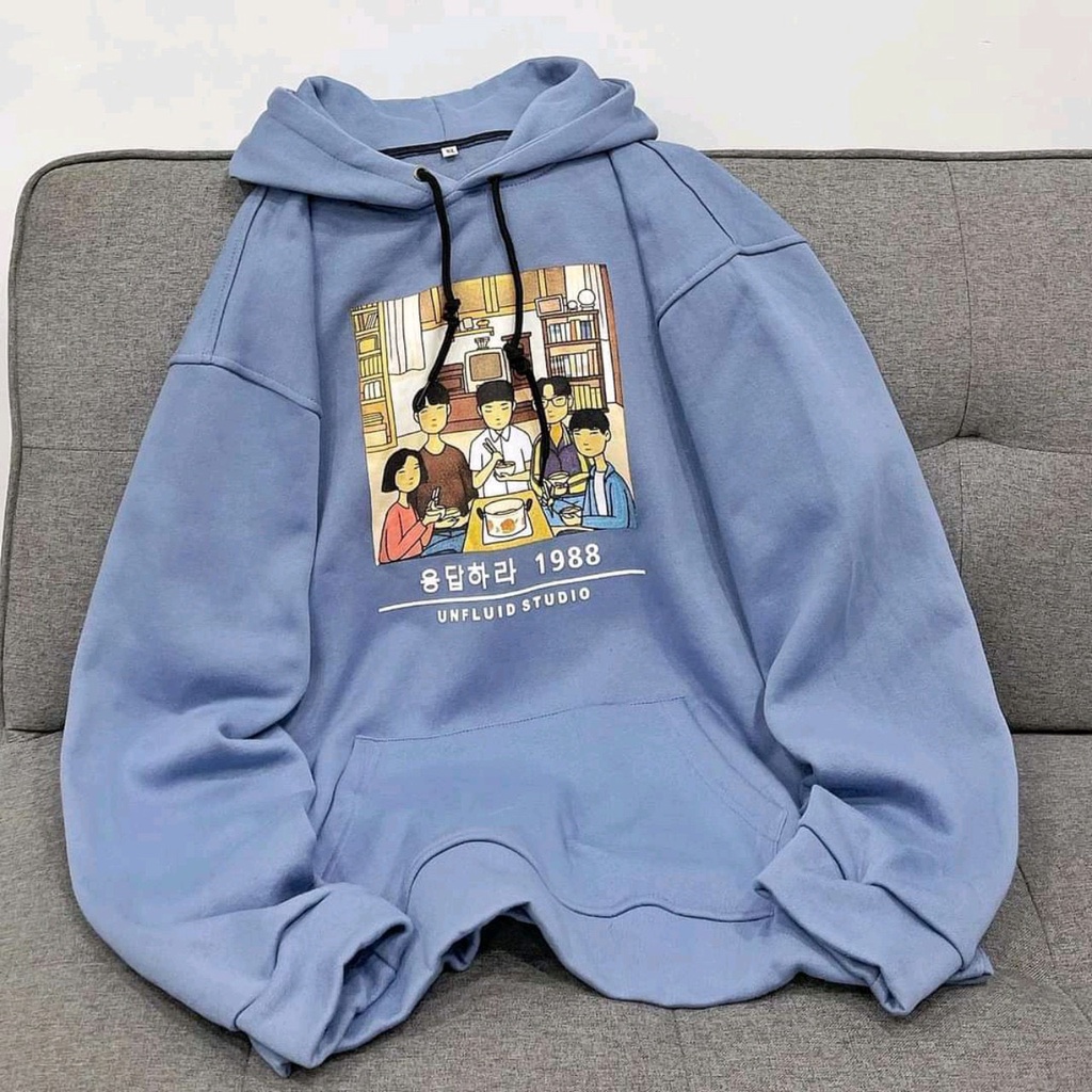 Áo Nỉ Hoodie Fom Rộng UNISEX, Áo Hoodie logo in nổi unfluid studio form dưới 70kg thun nỉ ngoại mềm mịn, ÁO HOODIE NỈ GIA ĐÌNH ulzzang unisex, áo khoác hoodie chống nắng chống mưa cho cặp đôi nam nữ