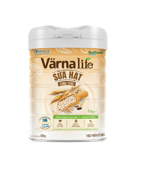 Thực phẩm bổ sung sữa hạt công thức Varna Life 800g