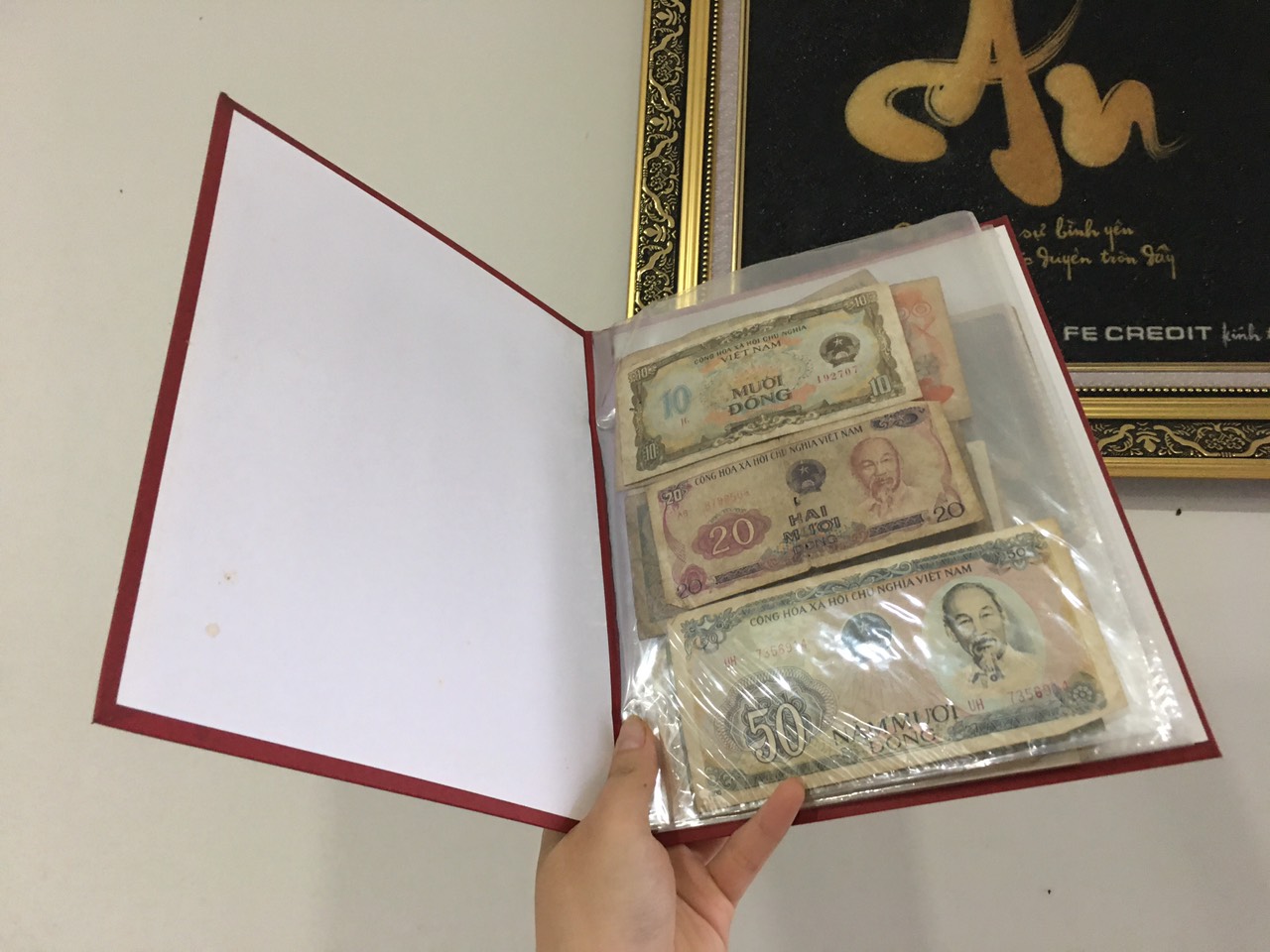 Album + Kèm 20 tờ Tiền Khác Nhau