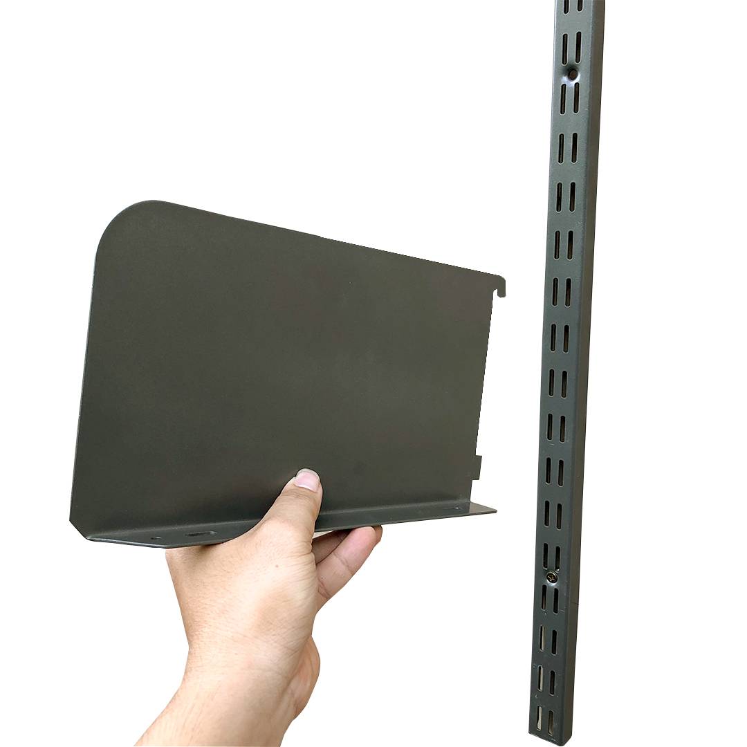 Bộ 4 Thanh Ray Tường Lỗ Đôi SMLIFE Railshelf H60 - Phụ Kiện Thành Phần Để Lắp Hệ Kệ Ray Tường Railshelf
