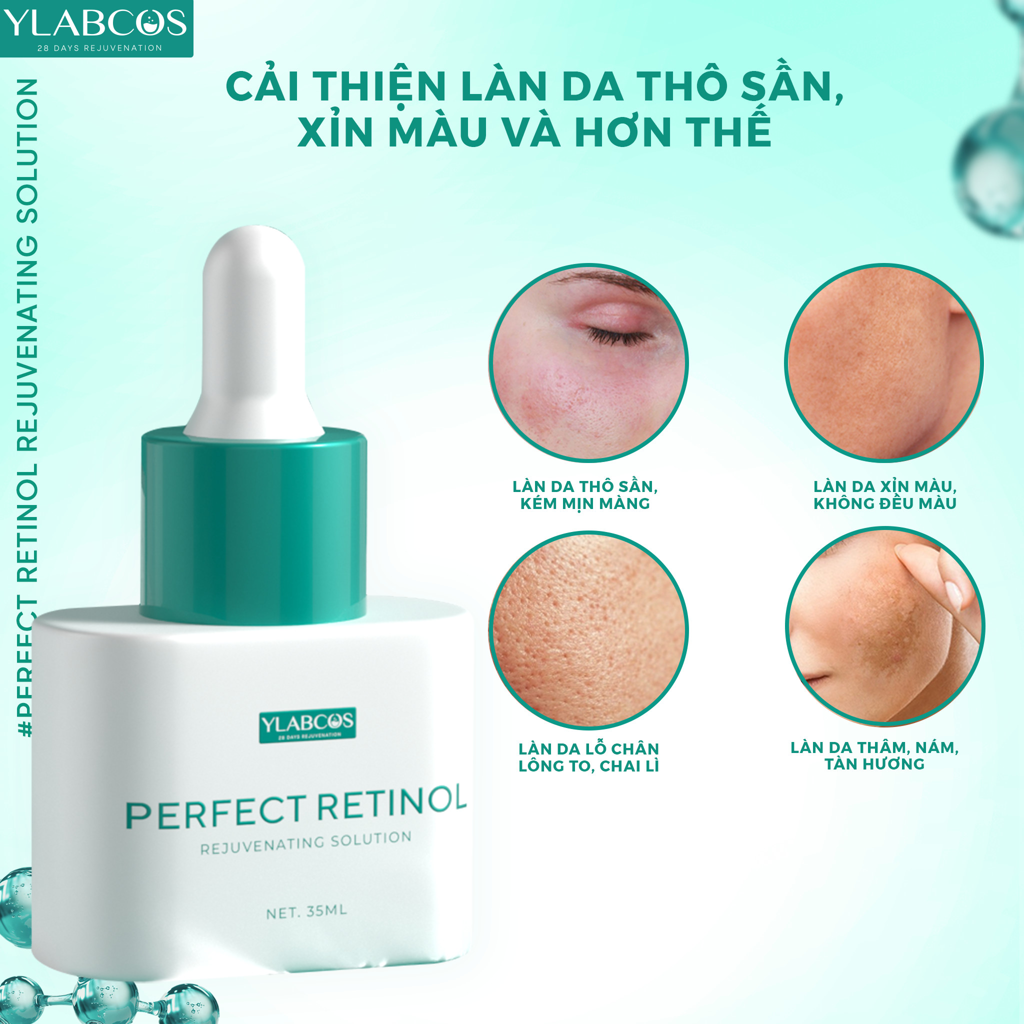 Combo Trẻ Hóa Da Retinol Ylabcos 60ML