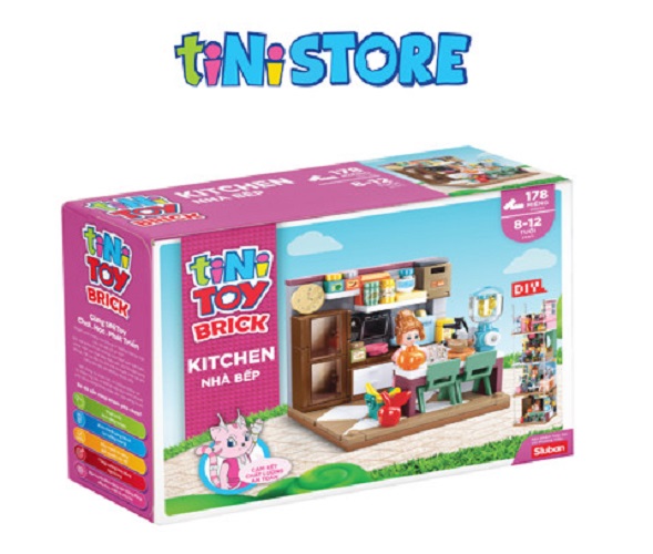TERA - ĐỒ CHƠI LẮP RÁP NHÀ BẾP TINITOY (178 PCS)