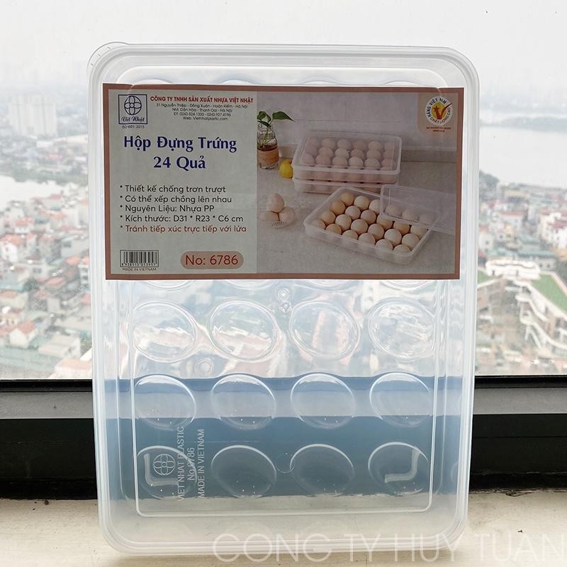 Khay đựng trứng 24 ngăn bảo quản tủ lạnh Việt Nhật 6786
