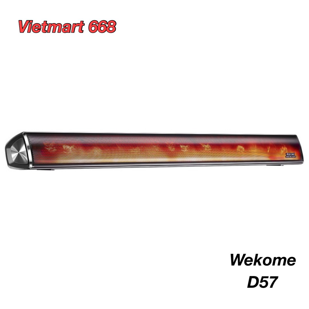 Loa Bluetooth WEKOME D57 - V5.3 Hỗ Trợ USB, Thẻ Nhớ, Jack 3.5 Kết Nối Tivi, Máy Tính, Thiết Kế Sang Trọng - Hàng Chính Hãng