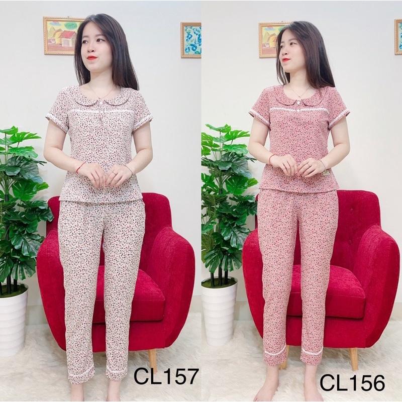 Bộ mặc nhà tay ngắn mềm mát mặc vô cùng thoải mái