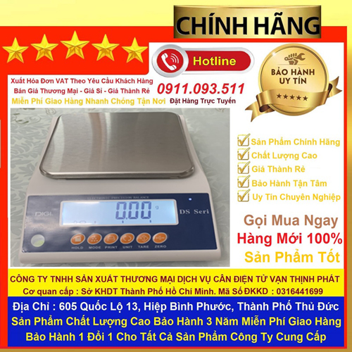 Cân Điện Tử DIGI DS 6000 g 0.01g