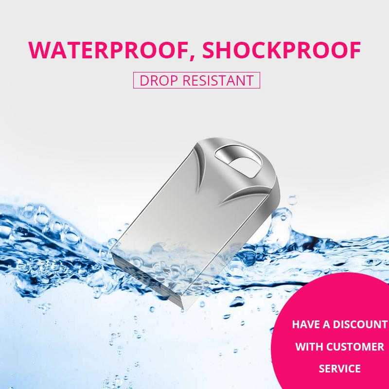 Ổ đĩa flash USB Tốc độ cao 2.0 Mini Flash Pendrive 128GB 64GB 32GB 16GB 8GB CLE USB 2.0 DRIT PEN DRIVE 64GB 128GB miễn phí vận chuyển