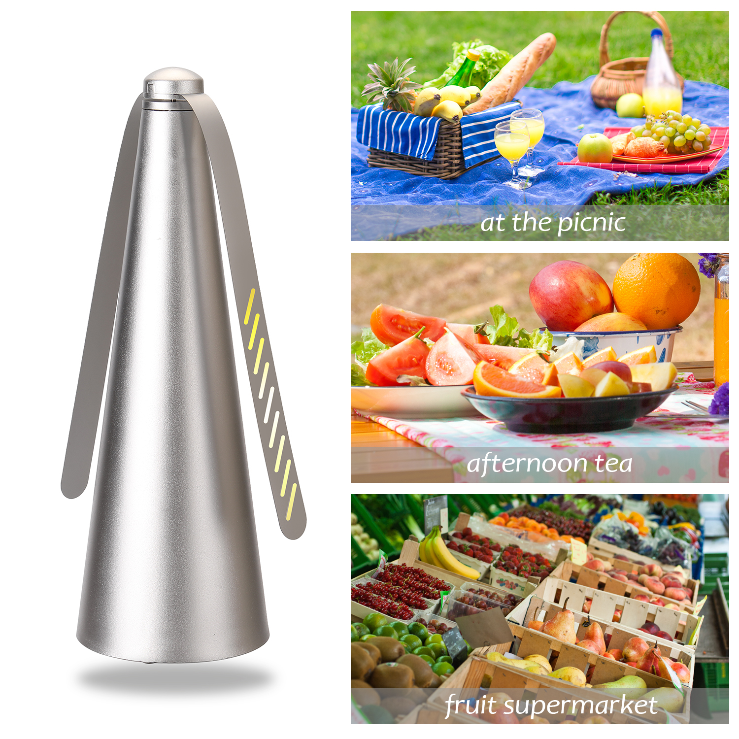 Quạt xua đuổi ruồi, côn trùng, bảo vệ đồ ăn, thức uống
