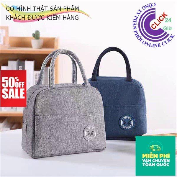 Túi Đựng Hộp Cơm Giữ Nhiệt Chống Thấm Nước Tiện Dụng Lunch Bag, Có Khóa Kéo - Hàng Cao Cấp