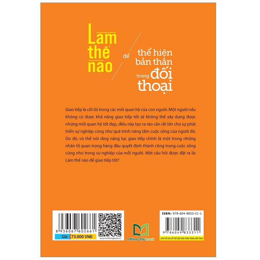 Sách - Làm Thế Nào Để Thể Hiện Bản Thân Trong Đối Thoại