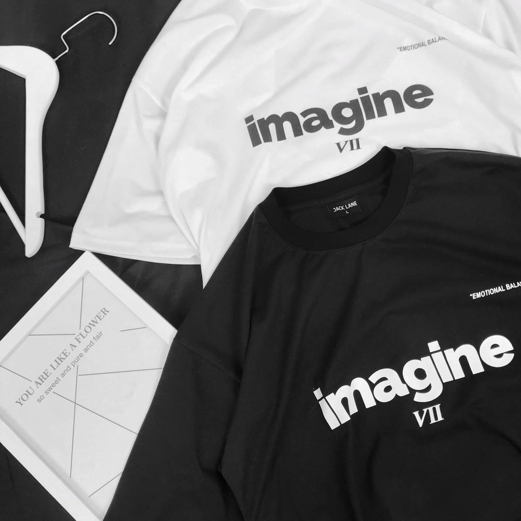 Áo phông Oversize Imagine, JACKLANE, Áo cộc tay Unisex Jack Lane