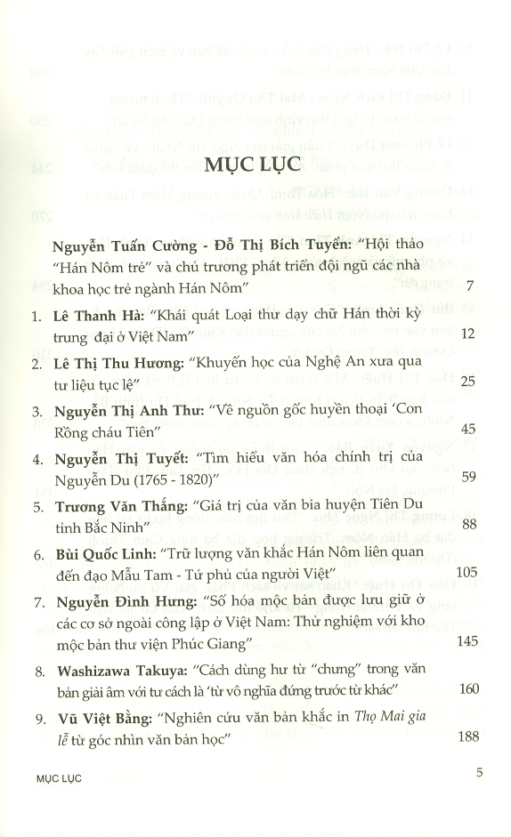 Combo TÙNG THƯ VĂN HÓA HÁN NÔM 2 TẬP: Quốc Học Vun Bồi - Hồi cố và triển vọng nghiên cứu Hán Nôm đầu thế kỷ XXI + Cổ Học Điểm Tô - Nghiên cứu Hán Nôm từ góc nhìn của các nhà khoa học trẻ