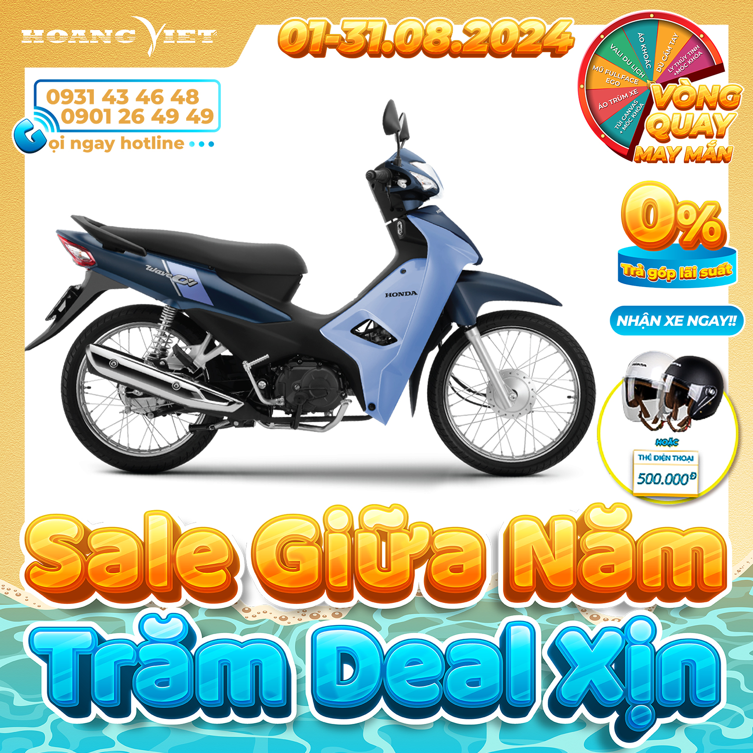 Xe Máy Honda Wave Alpha 2025 - Phiên Bản Cổ Điển