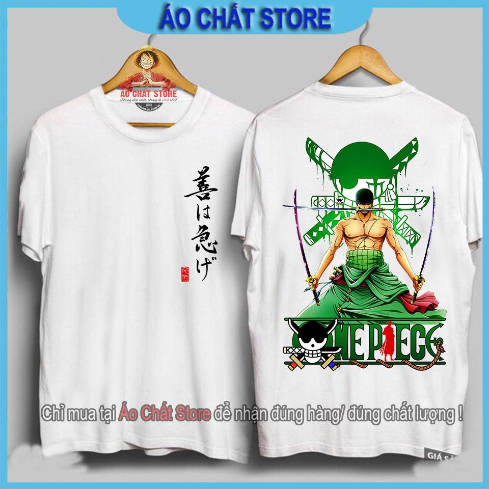 Áo Thun One Piece Roronoa Zoro Cực Ngầu | Áo One Piece Zoro Đảo Hải Tặc Siêu Đẹp OP193