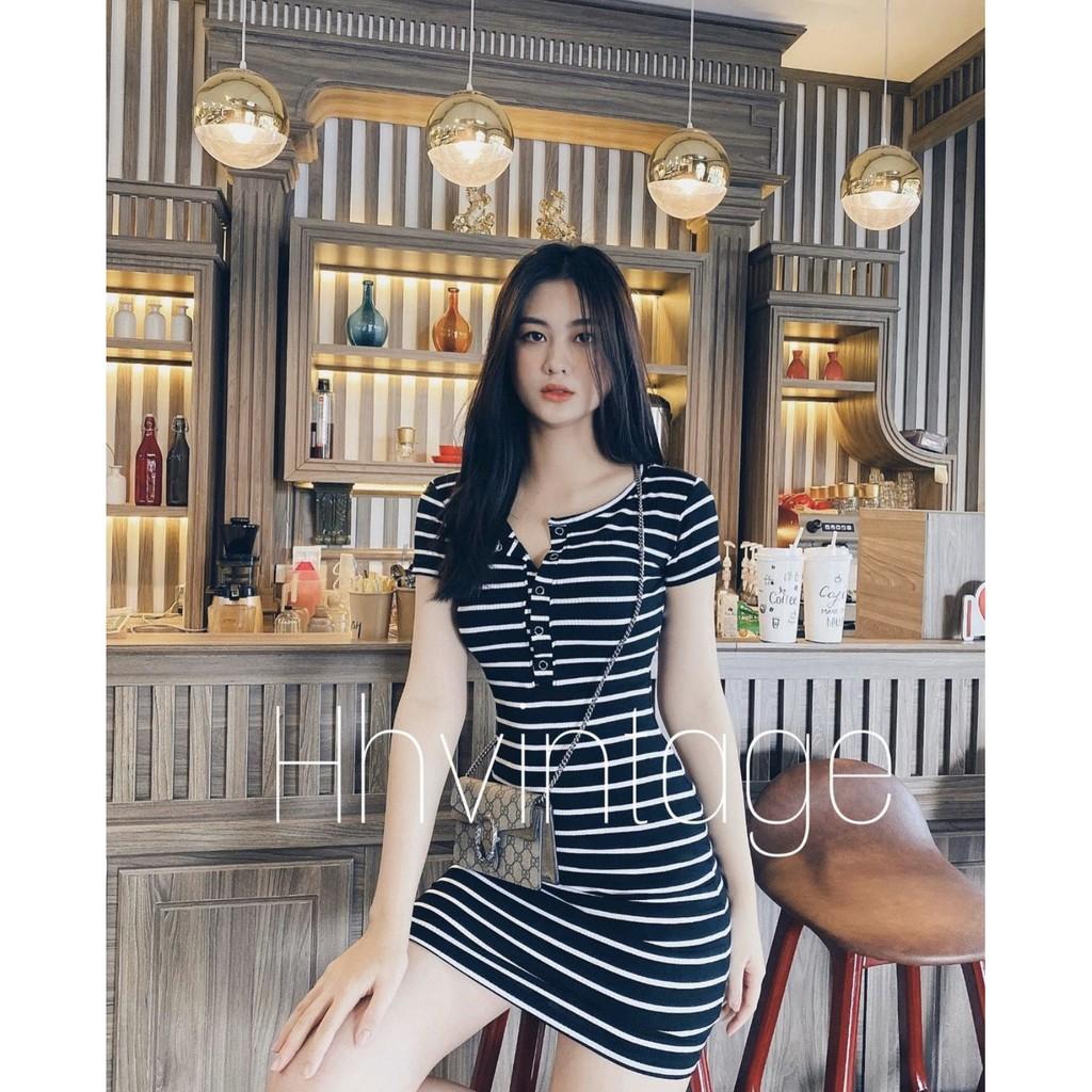 Đầm bấm tay ngắn