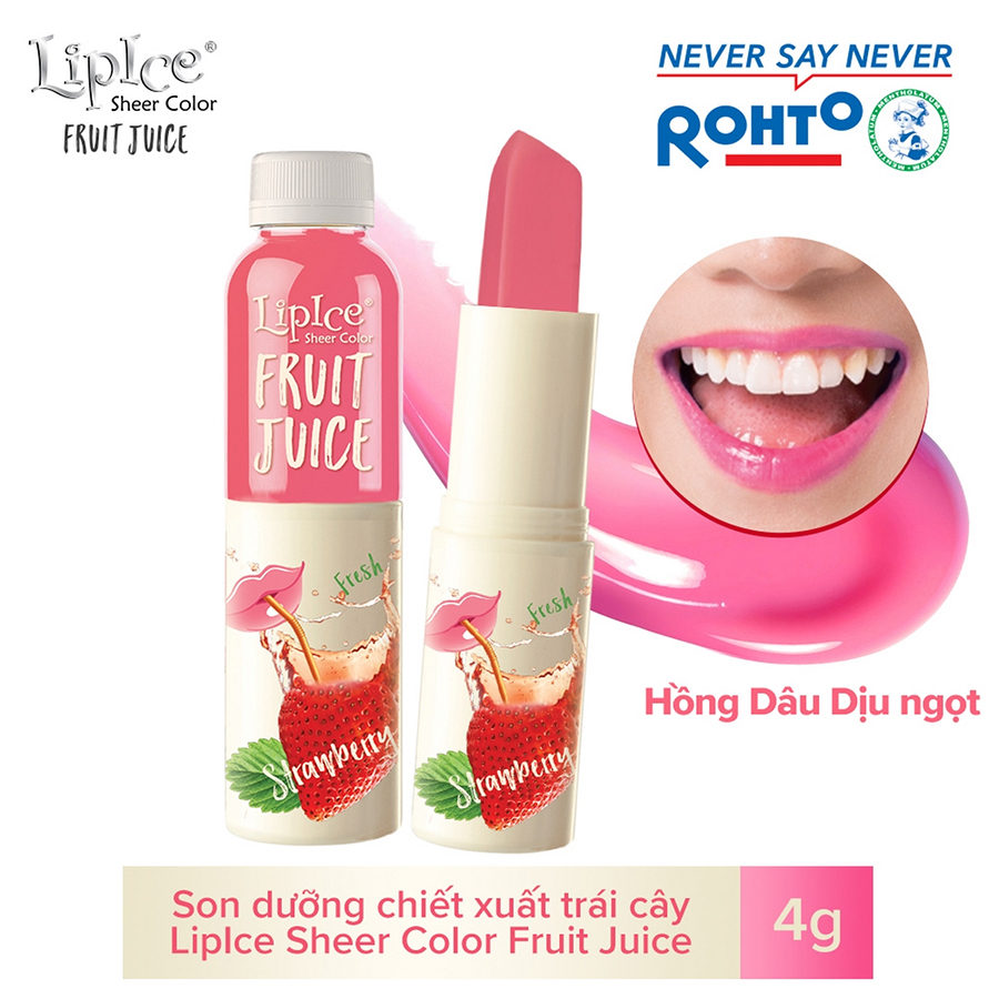 Son dưỡng chiết xuất trái cây Lipice Sheer Color Fruit Juice 4g