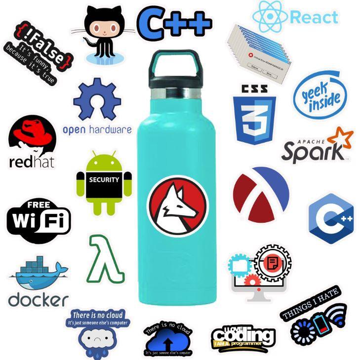 Sticker dán cao cấp LẬP TRÌNH VIÊN CODING Cực COOL ms#224