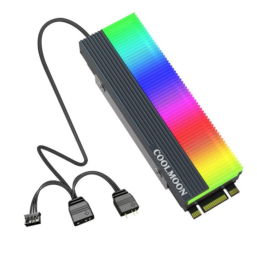 Quạt Tản Nhiệt Ổ Đĩa SSD H7 COOLMOON CM-M7S M.2 2280 ARGB
