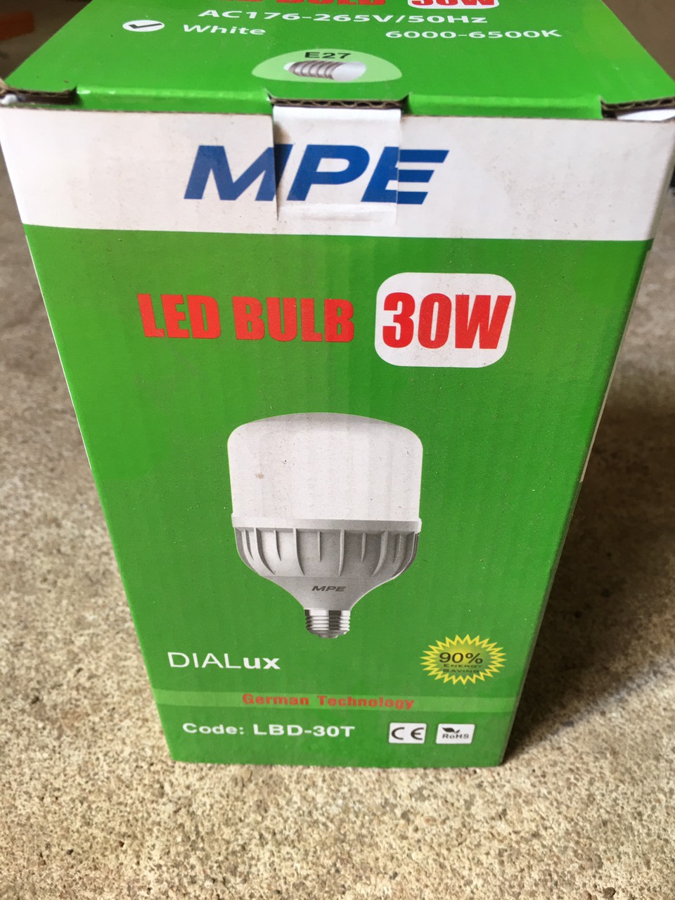 Bóng đèn LED 30W MPE LBD-30