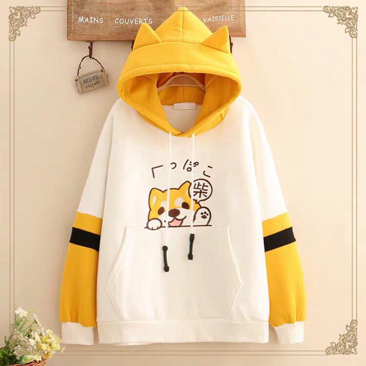 Áo hoodie nam nữ in hình Cún dễ thương William - DS40 dibbycloset