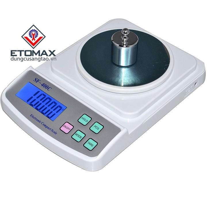 Cân tiểu ly để bàn 500g x 0.01g SF-400C Chính xác tới 1% Gram.