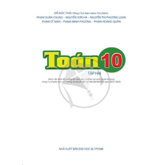 Toán 10 Tập 2 - Cánh Diều