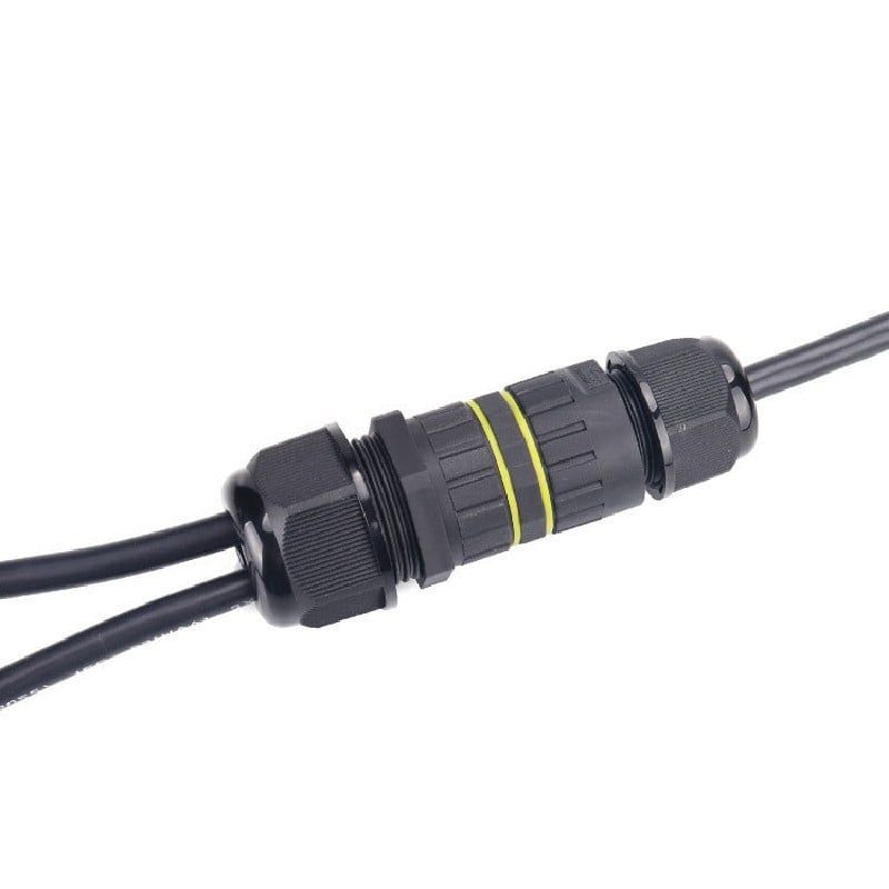 Đầu nối điện chia 2 dây chống nước IP68 2 lõi chính hãng E-Weichat EW-M25-3T. Có bảo hành