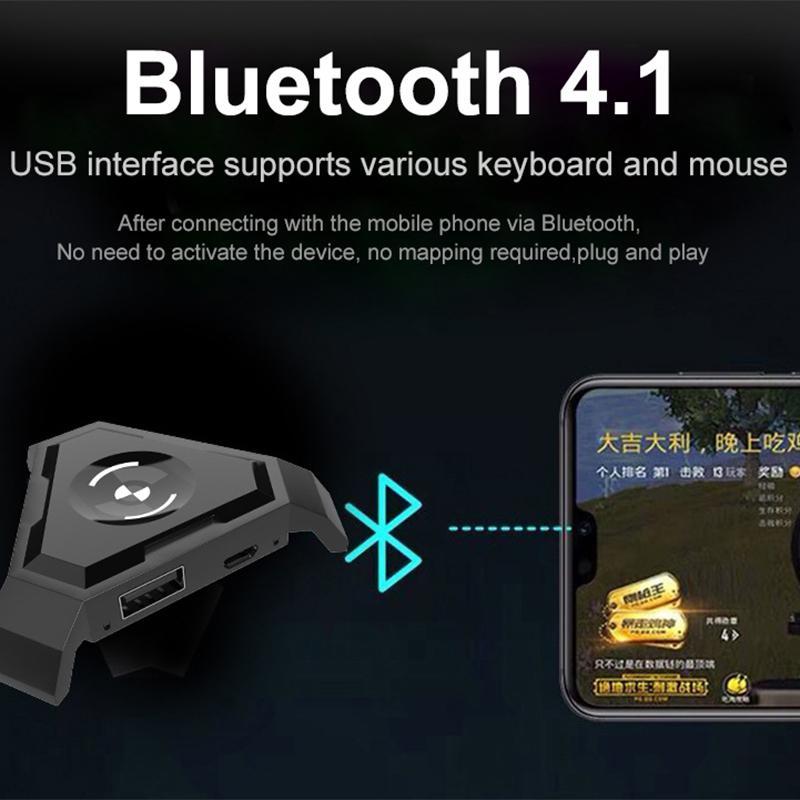 PUBG Di Động Điều Khiển Gamepad Bàn Phím Chuột Chuyển Đổi Cho Android Ios Điện Thoại IPAD Bluetooth 4.1 Bộ Chuyển Đổi Quà Tặng Miễn Phí