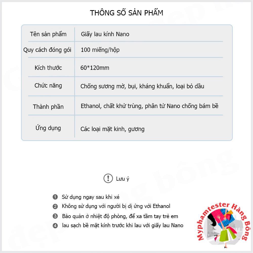 Khăn lau kính Nano chống bám hơi nước, lau sạch bề mặt các loại kính