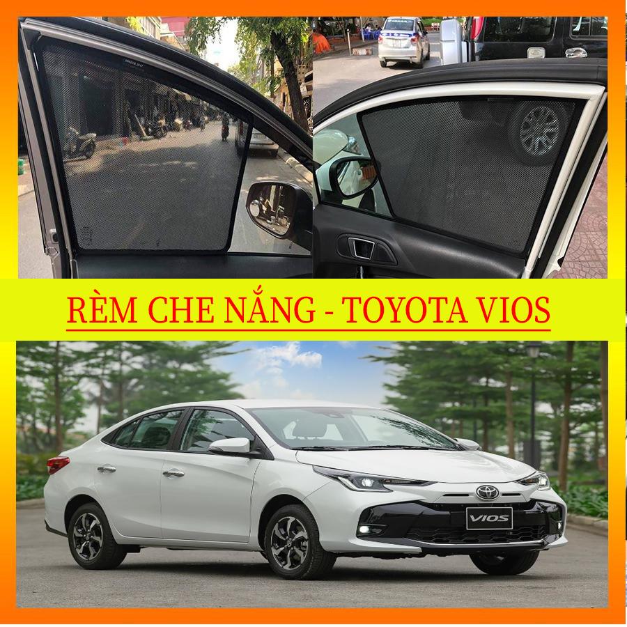 RÈM CHE NẮNG [ TOYOTA Vios 2019  ] Rèm che nắng ô tô nam chuẩn form 4 miếng loại 1 giá sỉ