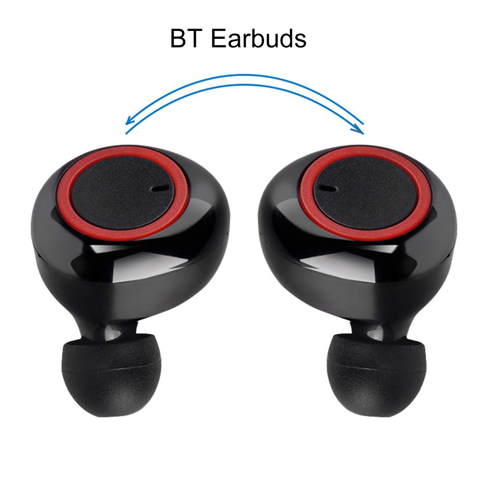 Y50 True Wireless BT5.0 Headphones Music Earphone In-ear Earbuds Touch Control Sport Headset with Mic 450mAh Charging Case