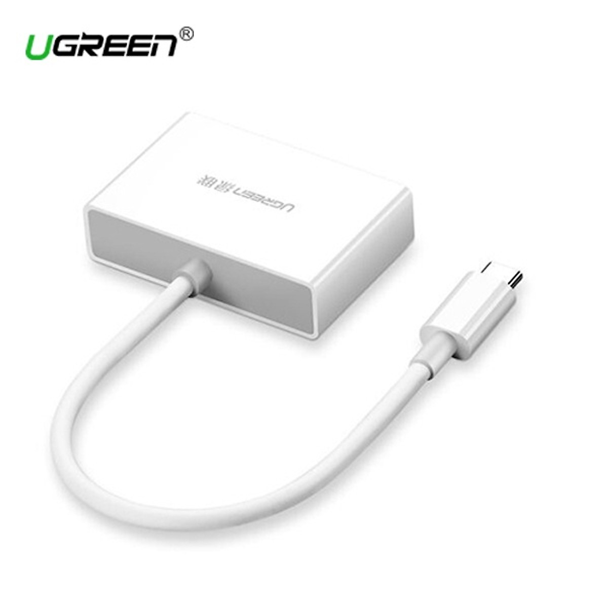 Cáp chuyển Đổi USB Type C (USB C 3.1) sang HDMI và VGA Ugreen 30843 - Hàng Chính Hãng