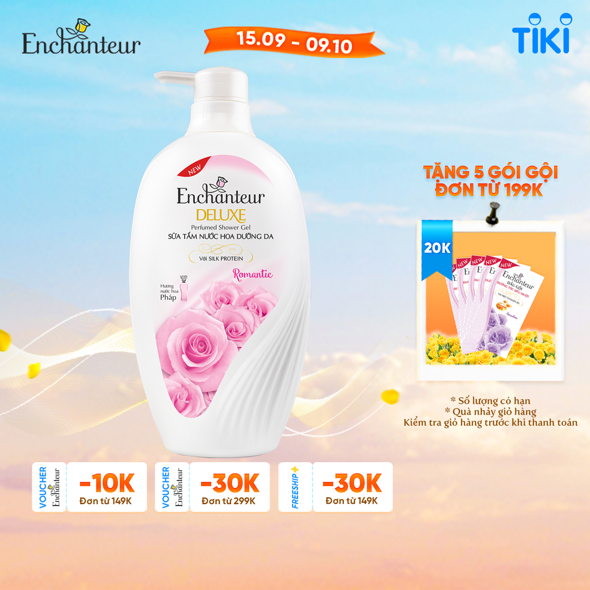 Sữa Tắm Nước Hoa Enchanteur Romantic 650g