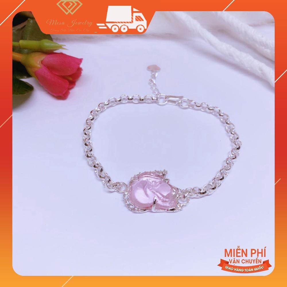 Lắc tay hồ ly dây xích bạc ta
